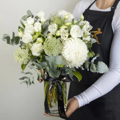 White Florist choice Vase