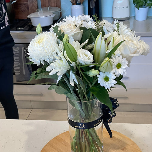 White Florist choice Vase